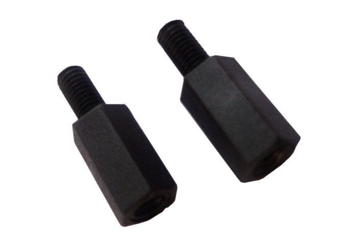 Plastic male and female hex spacer